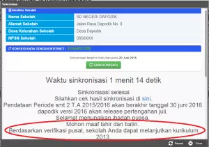 cek pengguna kurikulum 2013